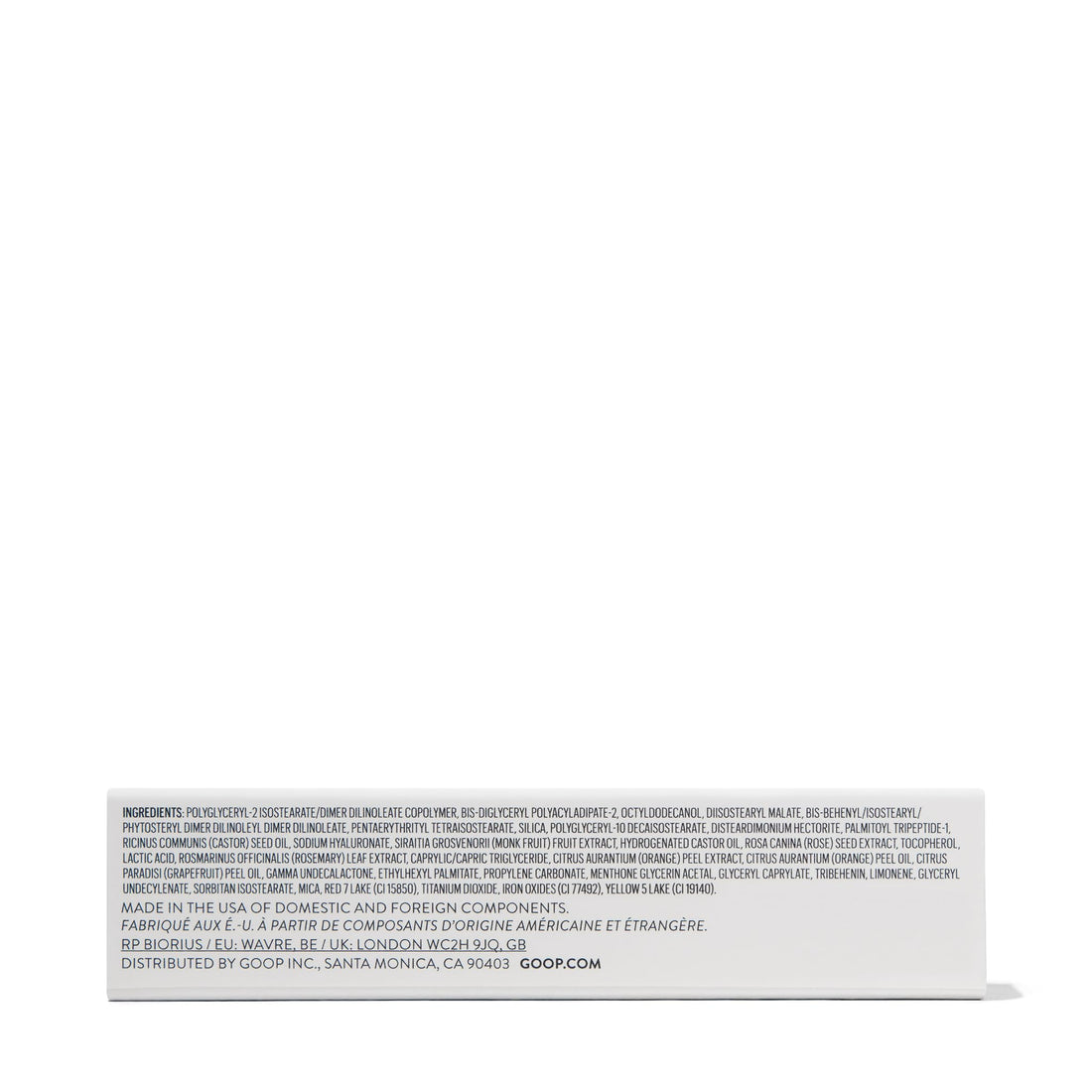 goop Beauty Hydra-Barrier Gel Gloss | Hydrating Lip Gloss to Moisturize & Plump Lips | Hyaluronic Acid & Vitamin E | Glaze - Palest Clear Pink | 0.13 oz