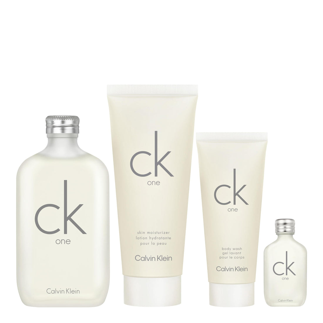 Calvin Klein CK One Eau de Toilette – Parfum unisexe agrumes – Avec des notes de thé vert, bergamote, cardamome, violette et ambre – Parfums de luxe unisexes – Parfum longue durée