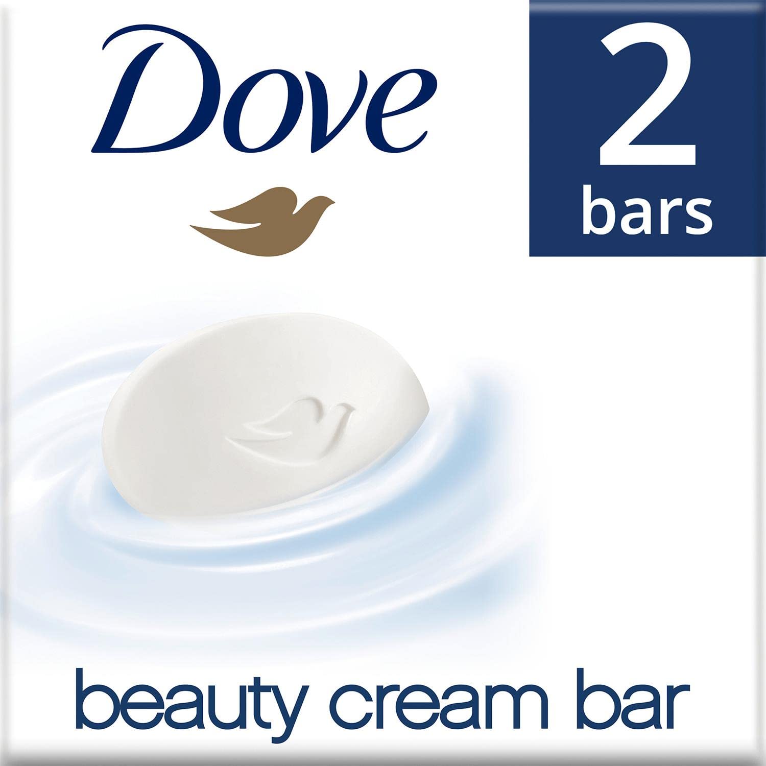 Dove Original Beauty Bar Soap with ¼ Moisturising Cream for Softer, Smoother, Healthier-Looking Skin 4x 90 g Halalzen