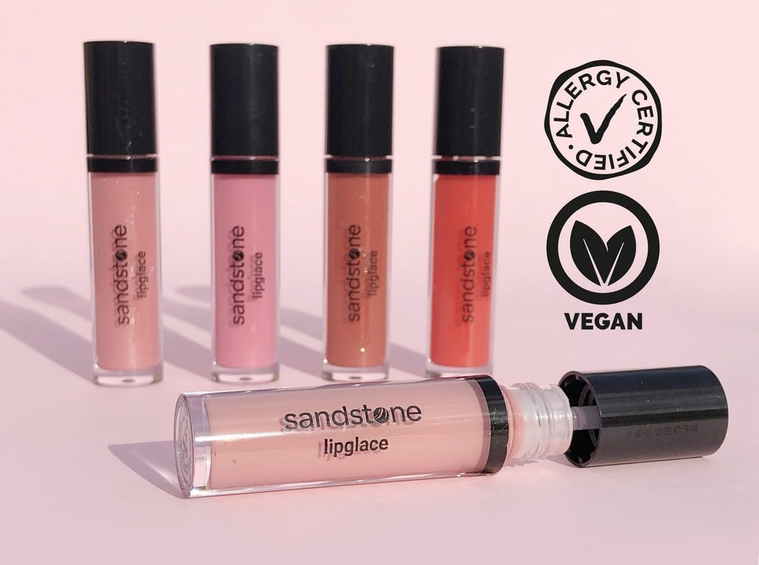 Sandstone Scandinavia Lipglace – Non-Sticky & Moisturizing Lip Gloss – Hypoallergenic, Vegan, Fragrance-Free & Allergy Certified (Pinky Promise) Halalzen