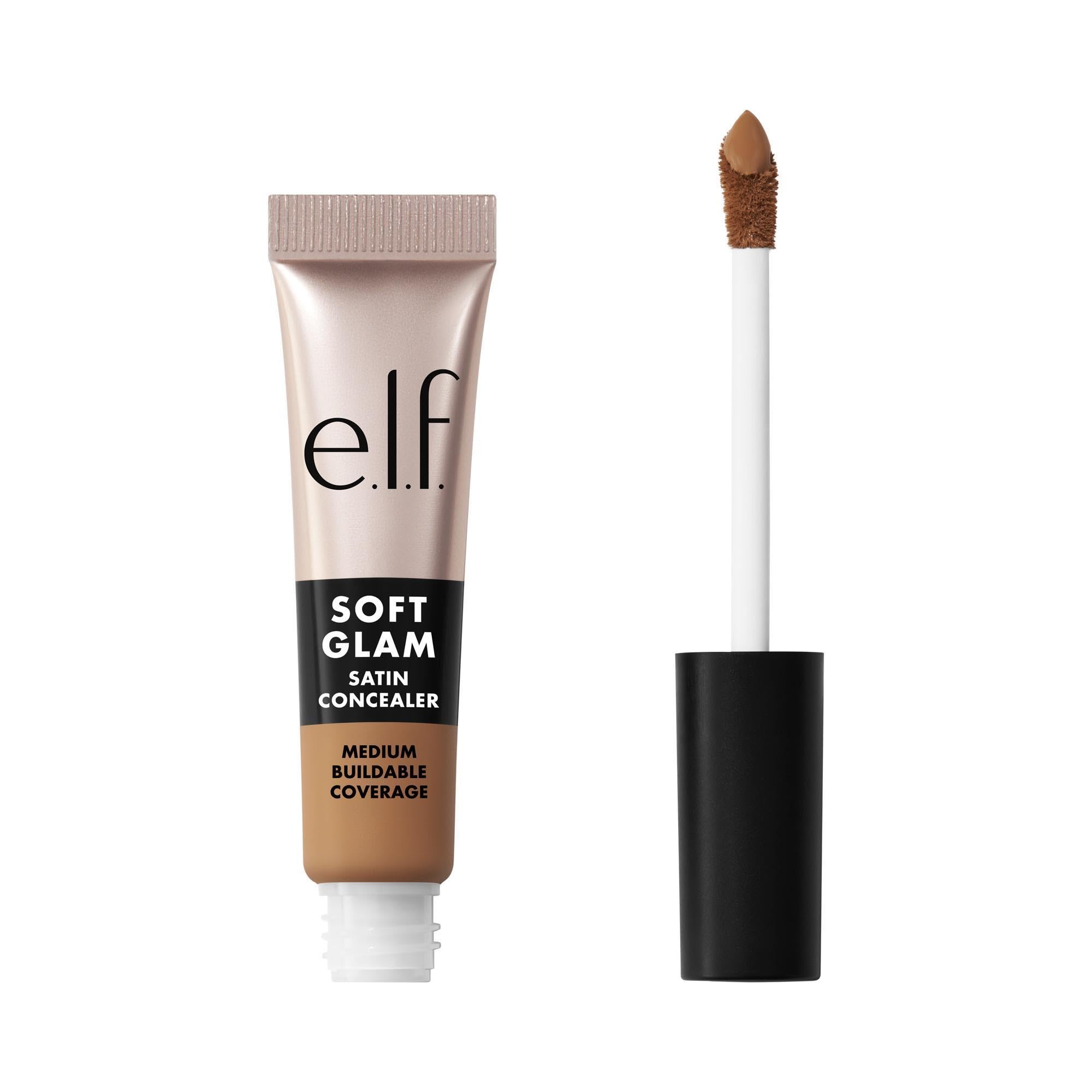 e.l.f. Soft Glam Satin Concealer, Medium Coverage for Blemishes & Under-Eye, Crease-Resistant, Long-Lasting, Vegan & Cruelty-Free, 13 Fair Neutral Halalzen