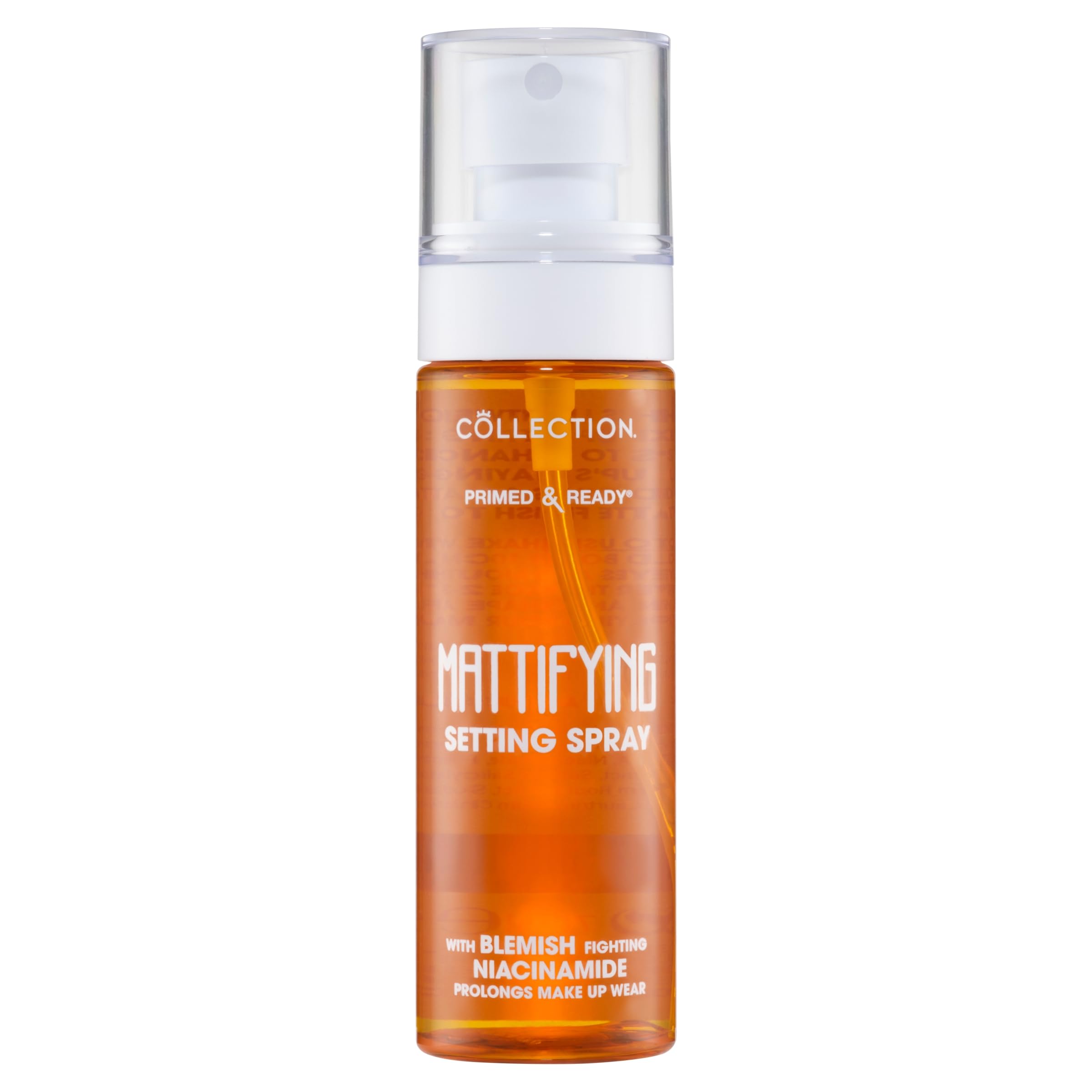 Collection Cosmetics Primed & Ready Dewy Setting Spray, Long Lasting, Hydrating, Dewy Finish, With Added Hyaluronic Acid Halalzen