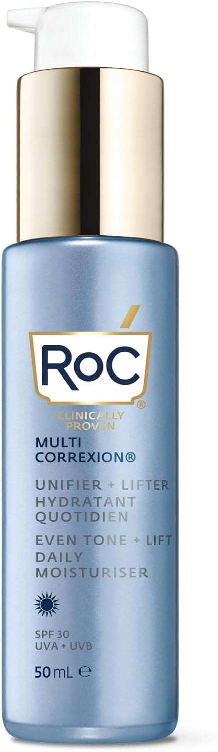 RoC Multi Correxion Even Tone + Lift Daily Moisturiser SPF30 | Hydrating Face Cream with Niacinamide | 50 ml