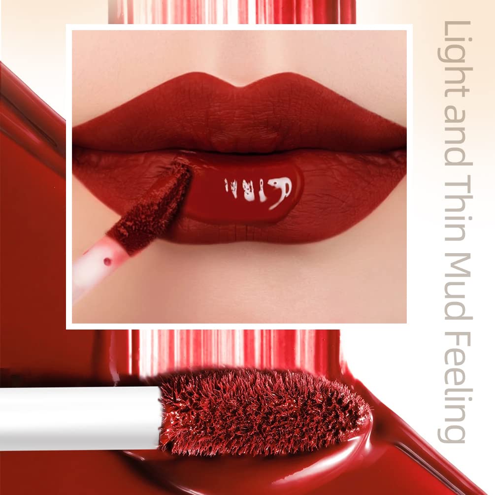 12 Colors Matte Liquid Lipstick Set Velvety Lip Gloss Lip Kit Waterproof Long Lasting Wear Nude Lip Gloss Beauty Cosmetics Gift Box Set (Set A, Set A) Halalzen