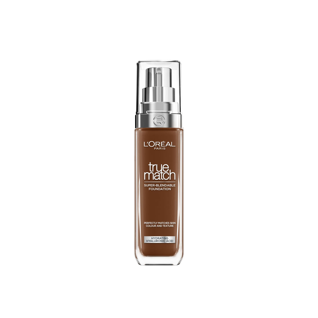 L'Oréal Paris Foundation for Face, Skincare Infused with Hyaluronic Acid, True Match Hydrating Liquid Foundation for All Skin Tones, SPF 16, 1N Ivory, 30 ml Halalzen