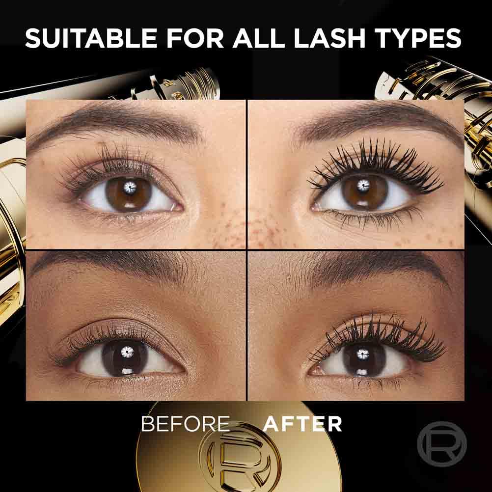 L'Oreal Paris Volumising Mascara, For Intense Volume and a Fanned Out Effect, 1.4x Bigger Looking Eyes, Clump-free Formula, Suitable for Sensitive Eyes, Volume Million Lashes Panorama Halalzen