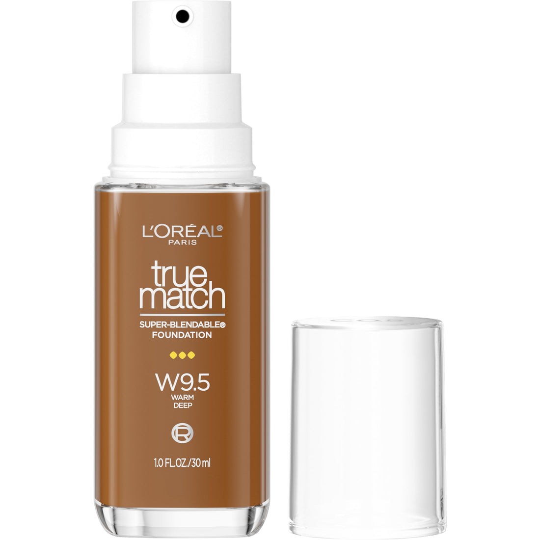 L'Oreal Paris True Match Super-Blendable Foundation, Flüssig-Foundation mit mittlerer Deckkraft, N3, Hell-Mittel, 30 ml