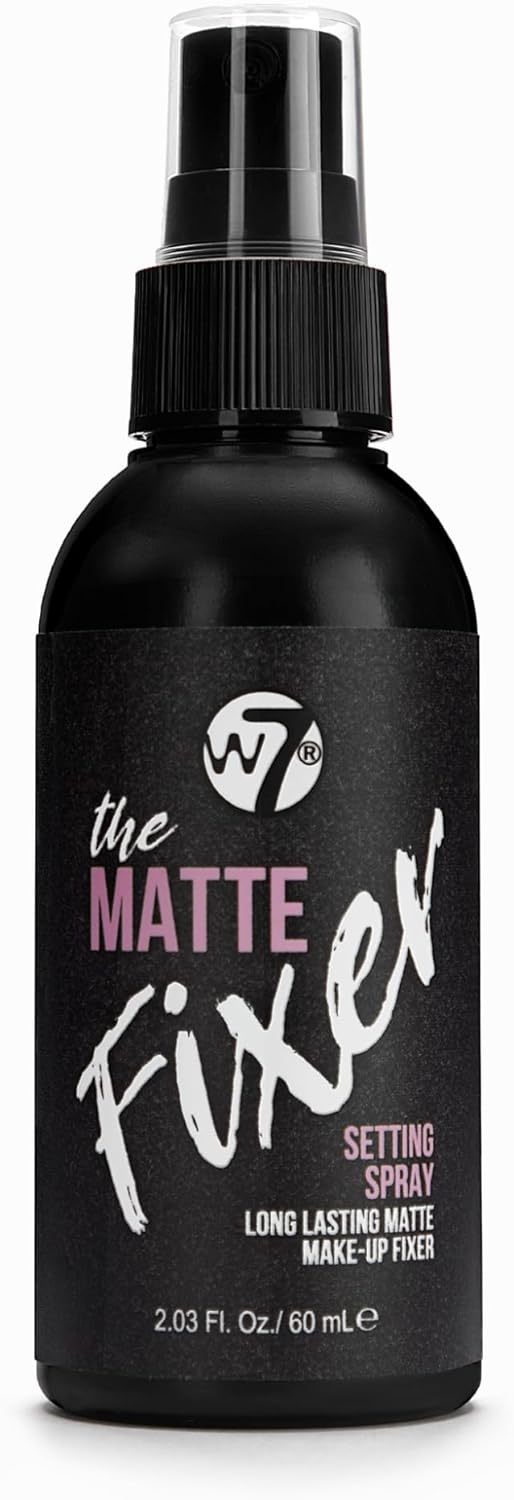 W7 The Fixer Makeup Setting Spray - Matte Finish - Long-Lasting, Ultra-Fine Formula - Cruelty Free and Vegan Halalzen