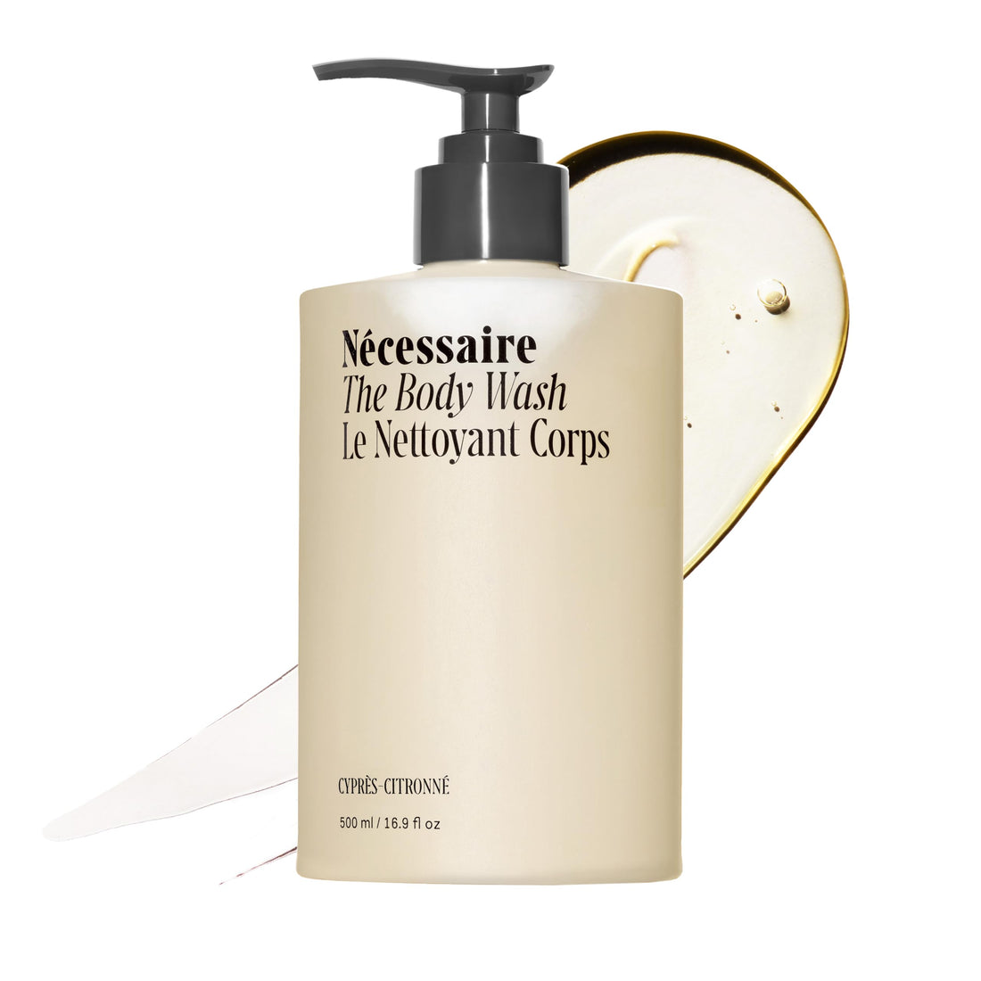 Nécessaire The Body Wash Eucalyptus — Multi-Oil Shower Gel Body Wash for Women + Men. Non-Comedogenic + Hypoallergenic for Sensitive Skin with Niacinamide. 500ml/16.9 fl oz