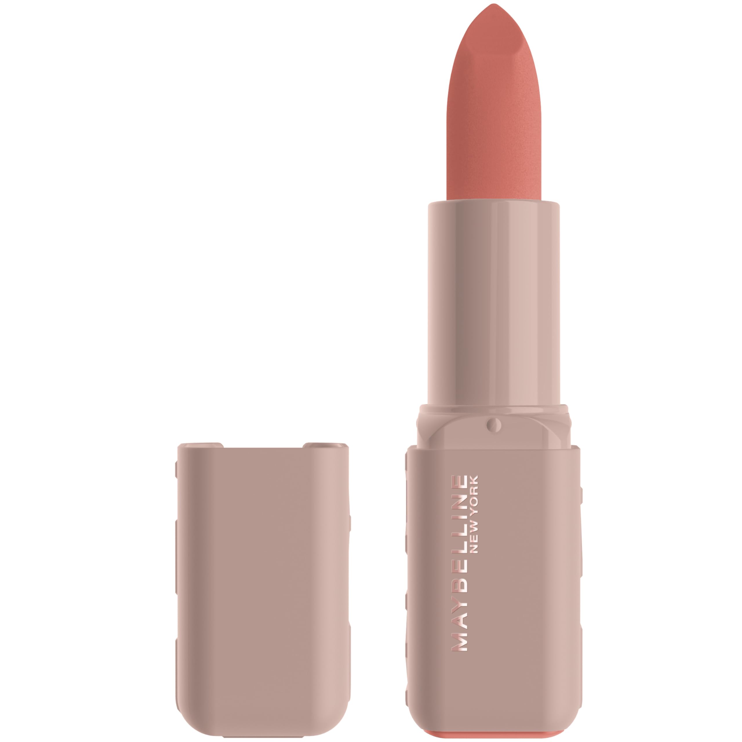 MAYBELLINE Serum-Lippenstift, Feuchtigkeitsspendendes Lippen-Make-up mit 8 Stunden Lippenauffüllender Feuchtigkeit mit Hyaluronsäure + Öl-Mischung, Wild Card (Mitteltoniges Rot Matt)