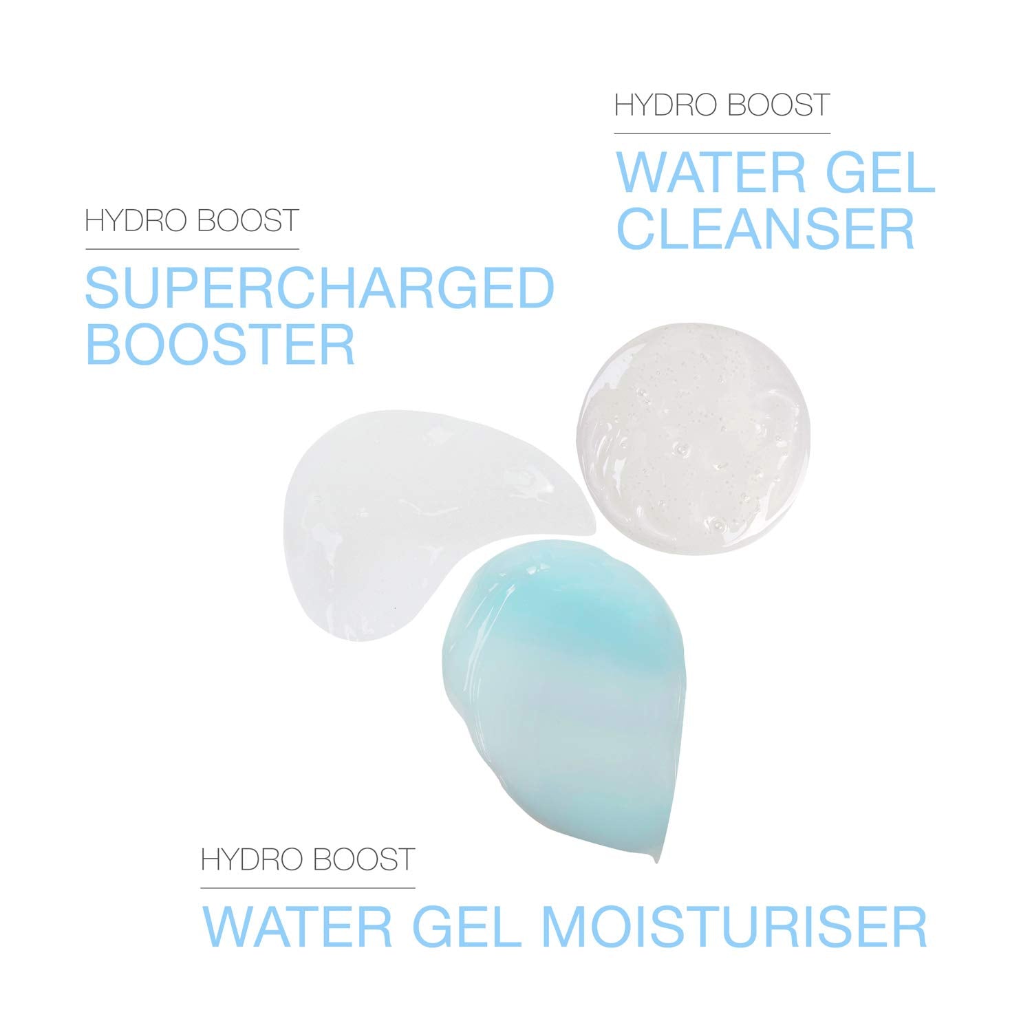 Neutrogena Hydro Boost Water Gel Facial Cleanser, with Hyaluronic Acid for Dry or Dehydrated Skin 200ml