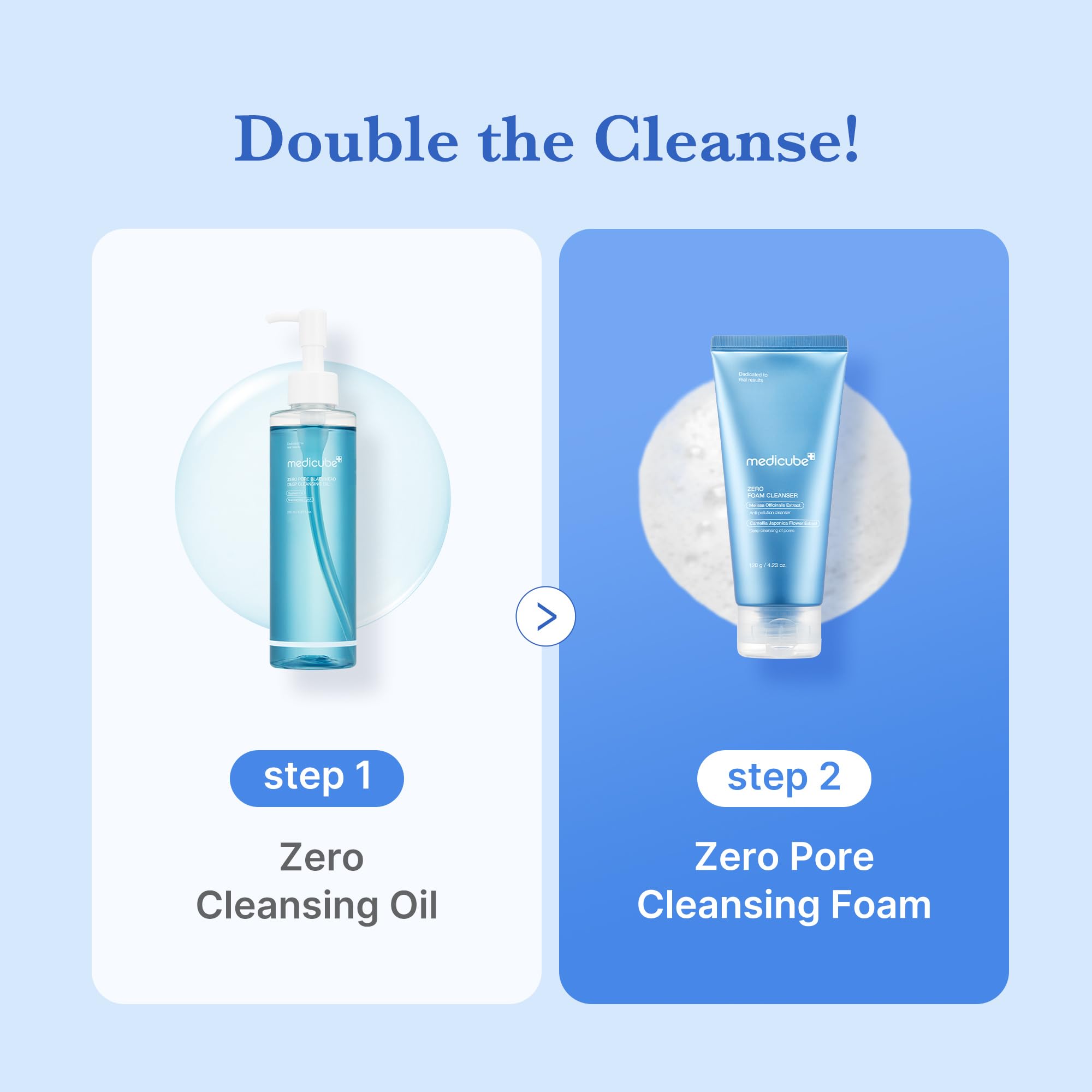medicube Zero Foam Cleanser for Sensitive Skin - Sebum Control, Moisture Balance, and Pore Minimization | Korean Skincare 120g