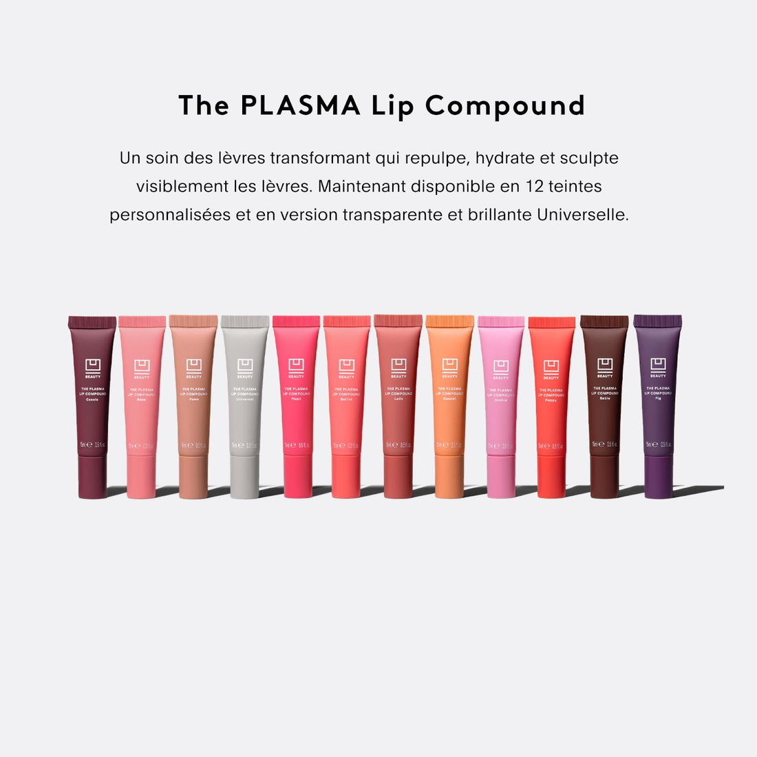 U Beauty The PLASMA Lip Compound - Anti-Wrinkle & Anti-Aging Treatment - Clear Plumping Lip Gloss with Hyaluronic Acid for Deep Hydration - Salicylic Acid, Vitamin E, & Peptides Contour Lips, 15 mL Halalzen