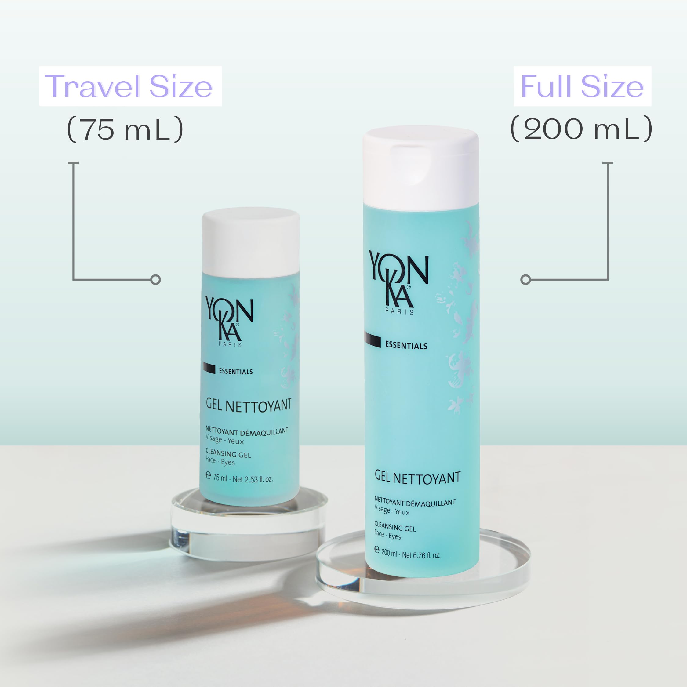 Yonka Gel Cleanser | Gentle Foaming Face Wash & Makeup Remover | Cleanses Pores and Balances Skins pH with Red Algae & Amino Acids | For Acne Prone & Oily Skin | Paraben-Free