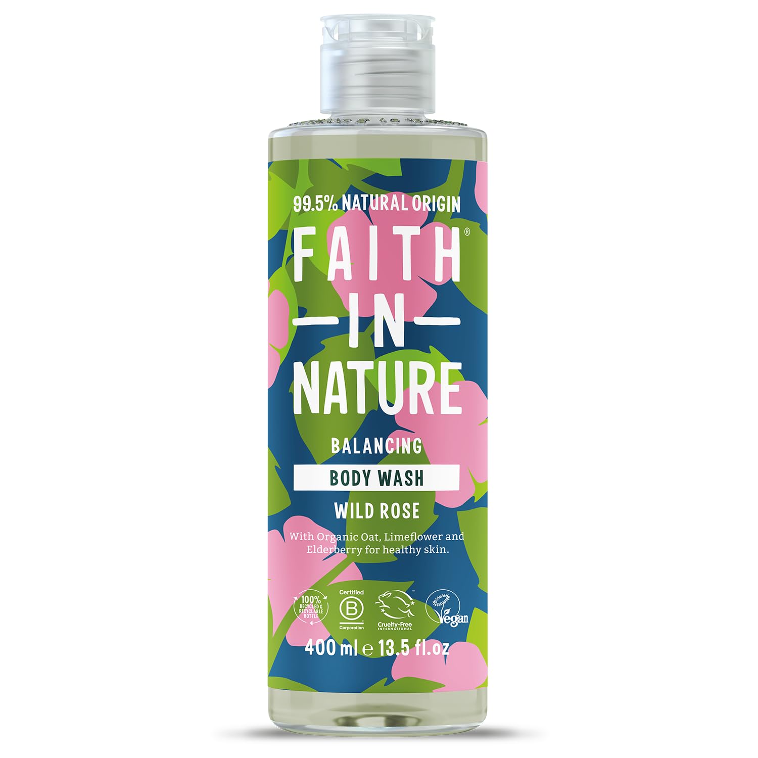 Faith In Nature Natural Aloe Vera Body Wash, Soothing Shower Gel, Vegan and Cruelty Free, No SLS or Parabens, 400 ml