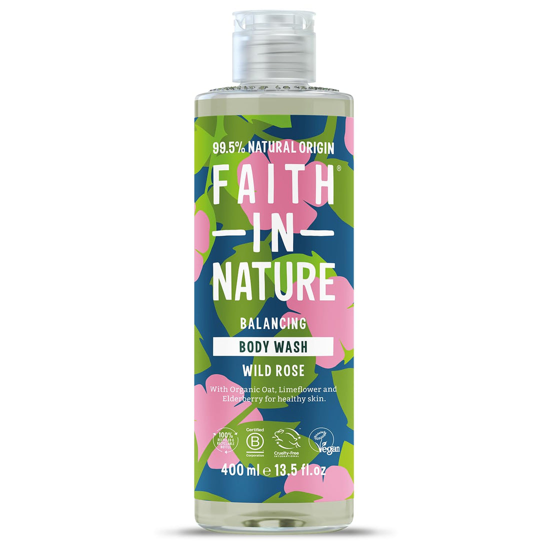 Faith In Nature Natural Aloe Vera Body Wash, Soothing Shower Gel, Vegan and Cruelty Free, No SLS or Parabens, 400 ml