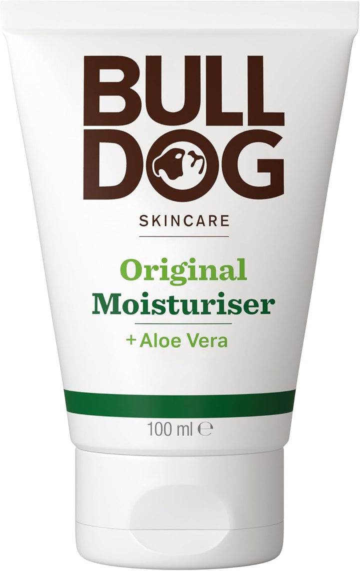 Bulldog Skincare Original Men's Moisturiser, Non-Greasy Hydration, Fast Absorption Daily Moisturiser for Men 100ml Halalzen