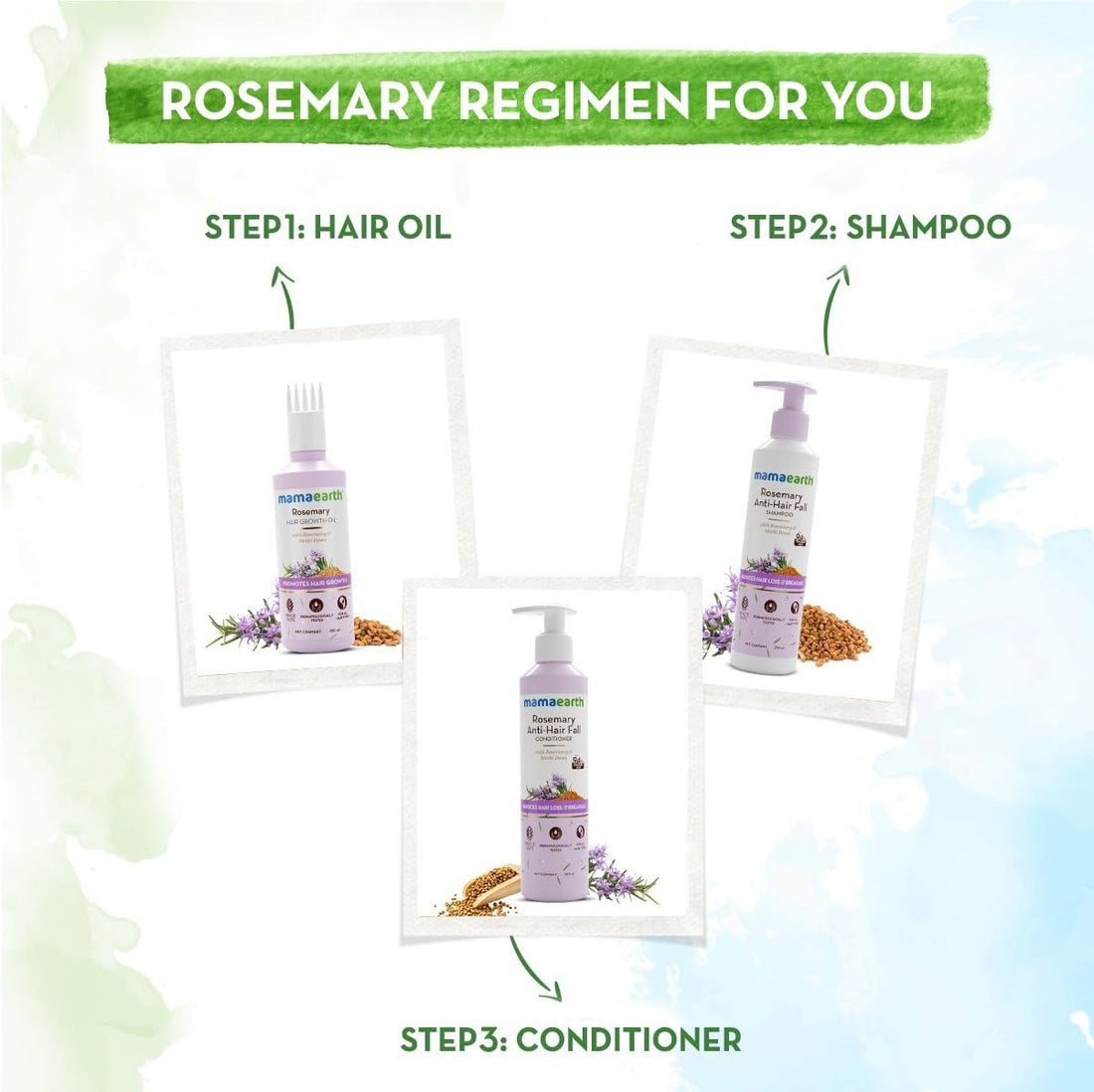 Mamaearth Rosemary Oil with Rosemary & Methi Dana - 150 ml Halalzen