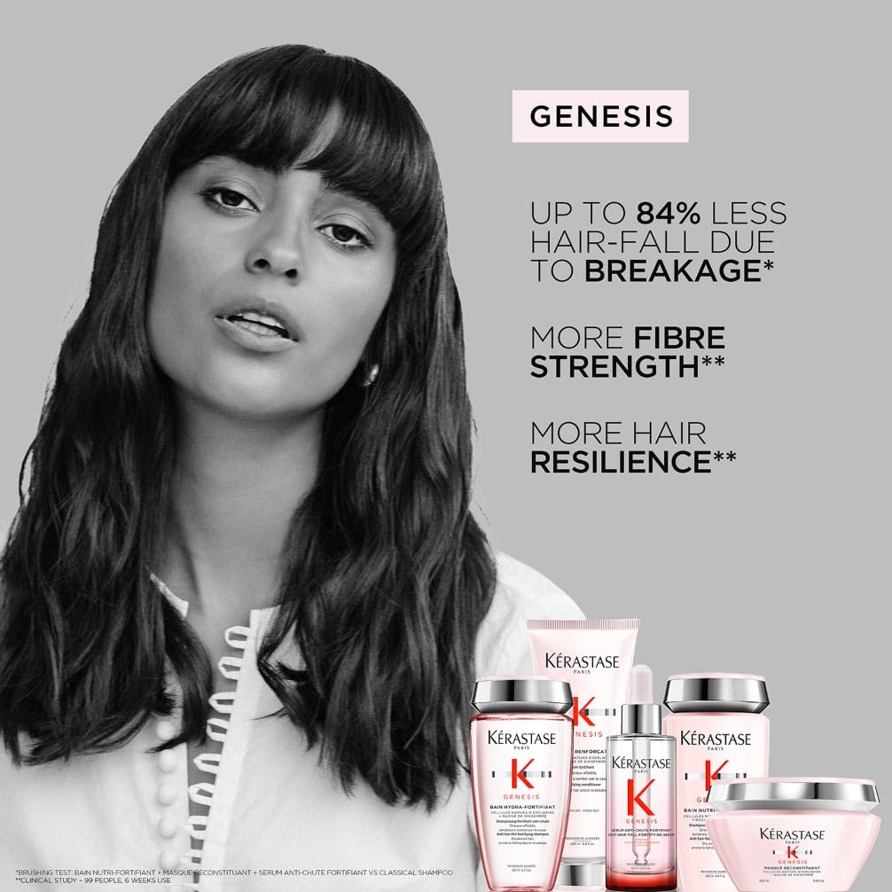 Kérastase Genesis Hair Serum, For Weakened Hair Prone to Hair Loss, With Ginger Root & Edelweiss Flower