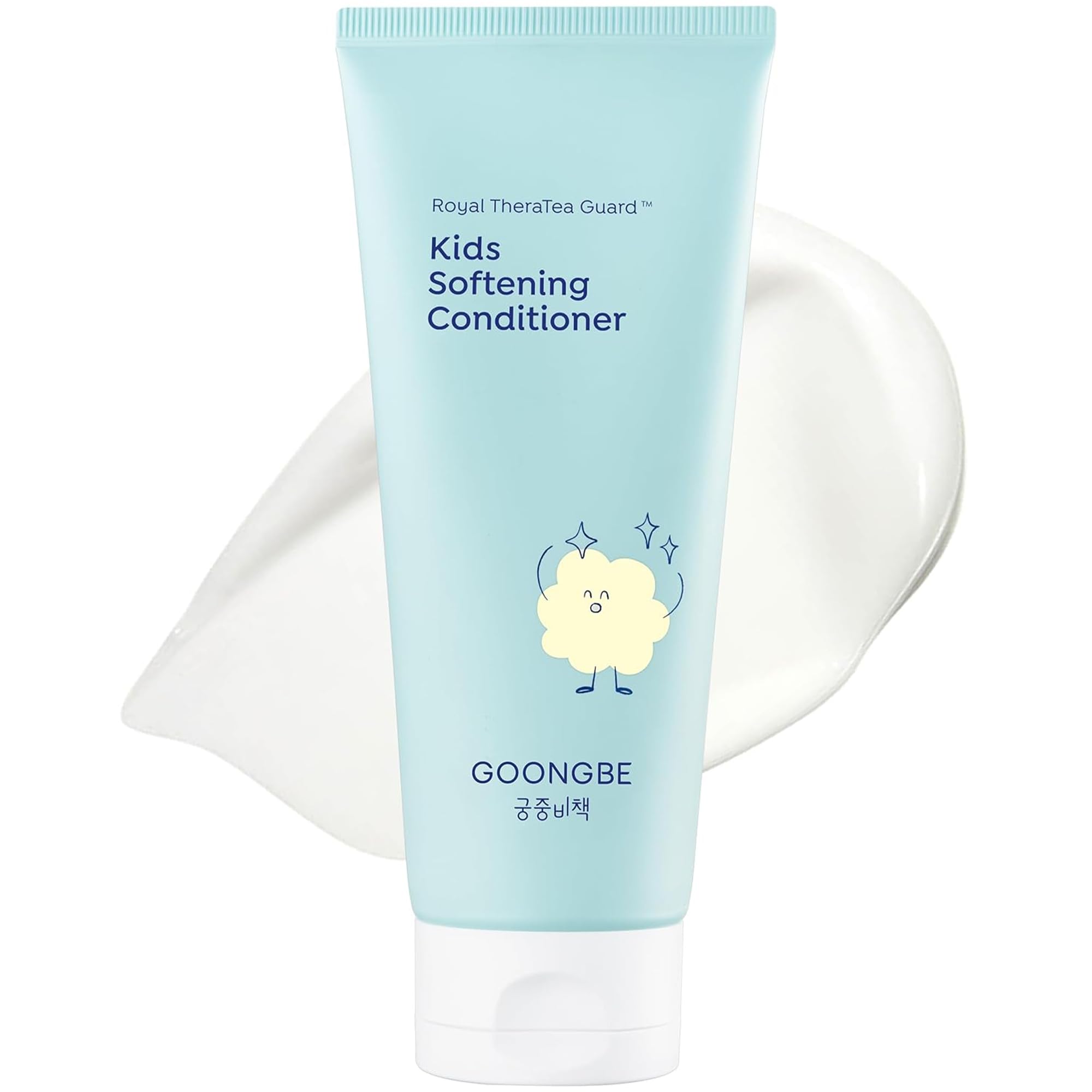 GOONGBE Kids Detangling Conditioner – Silicone-Free Softening for Frizzy Tangle-Prone Hair – Lightweight Non-Greasy with Triple Oil Complex (Macadamia, Sunflower, Oat), Allergen-Free 6.76 fl oz Halalzen