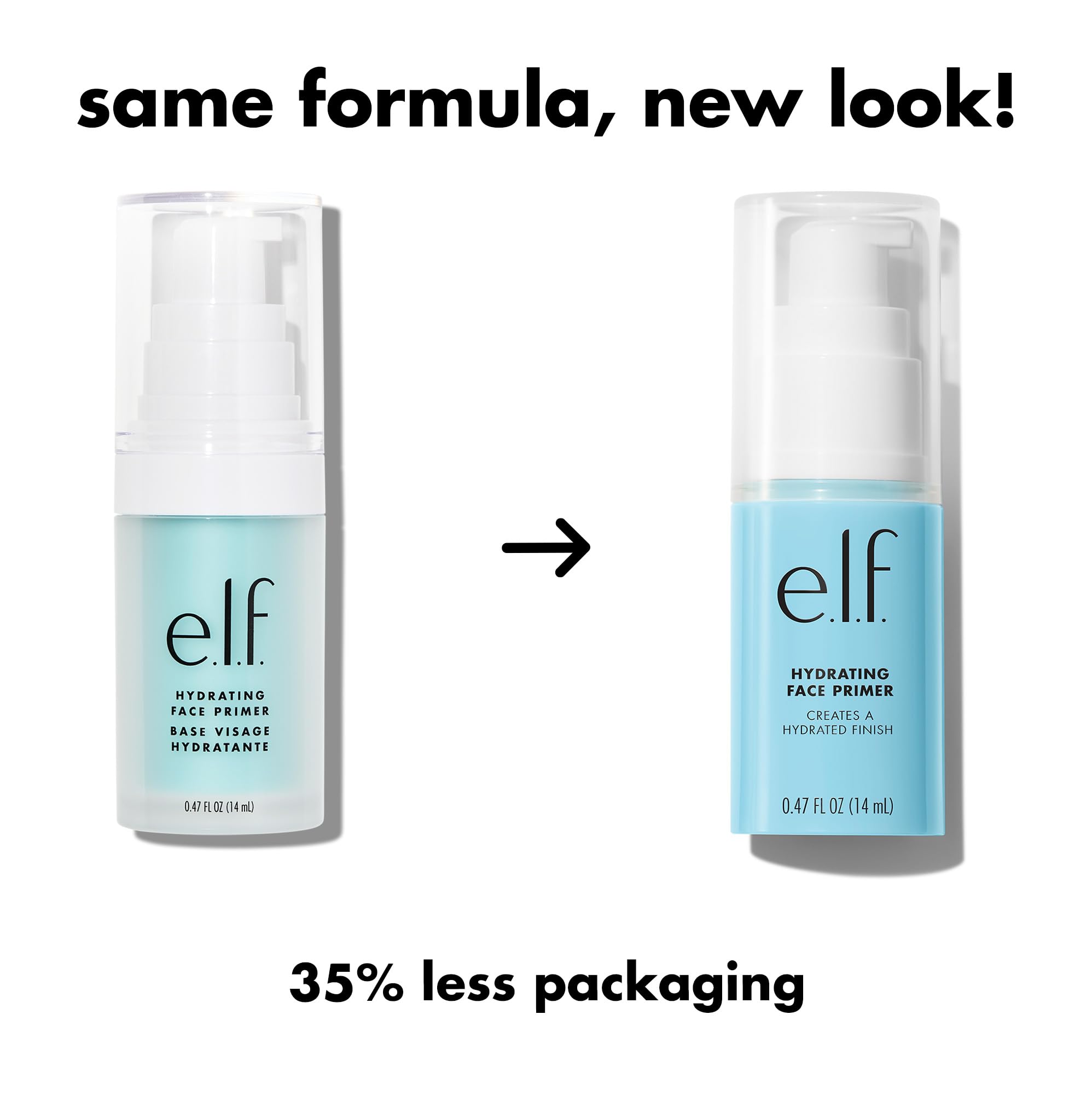 e.l.f., Hydrating Face Primer, Lightweight, Long Lasting, Creamy, Hydrates, Smooths, Fills in Pores and Fine Lines, Natural Matte Finish, Infused with Vitamin E, 0.47 Oz Halalzen