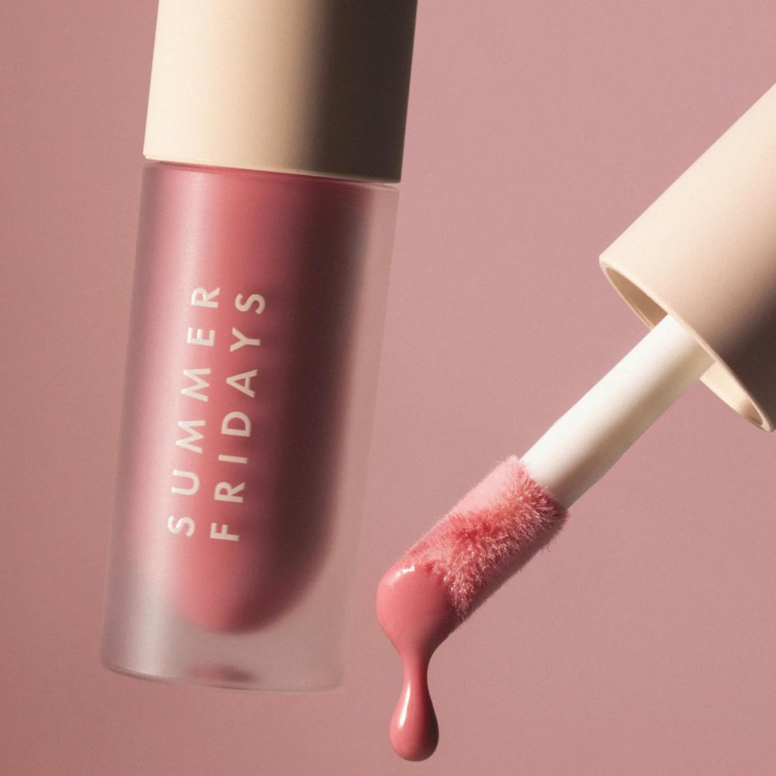 Summer Fridays Dream Lip Oil - Hydrating Tinted Lip Gloss Oil - Non-Sticky Formula with Skincare Benefits for Long-Lasting Softness + Shine - Effortless Beauty Gifts - Bare Sand (0.15 Oz)