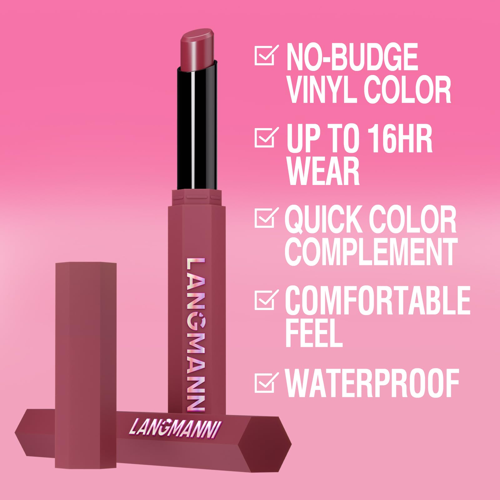 12Pcs Velvet Matte Lipstick Nude Matte Soft Dark Color Stick High Pigmented Long-Lasting Waterproof Lip Stick Lip Balm Beauty Cosmetics Gift for Women(01#-12#)