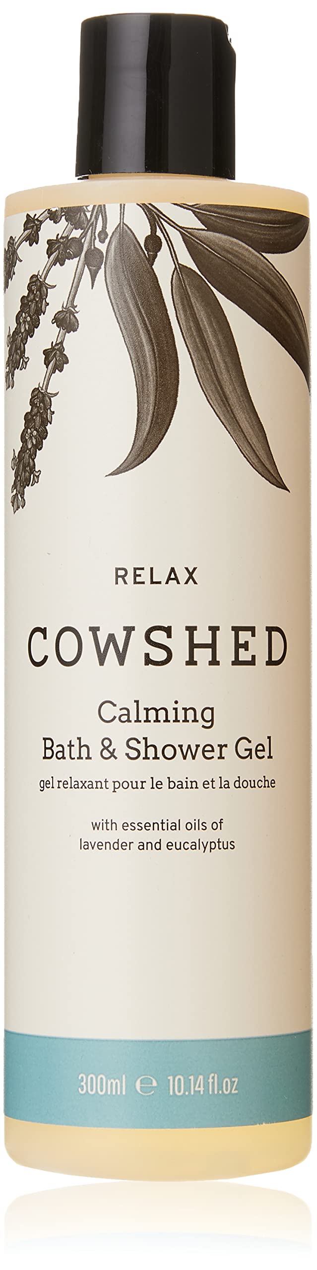 Cowshed Bath & Shower Gel 300ml | Replenish Uplifting Body Wash for Women & Men | Natural Body Wash, No Parabens | Hydrating Vegan Shower Gel with Red Mandarin, Bitter Orange and Grapefruit