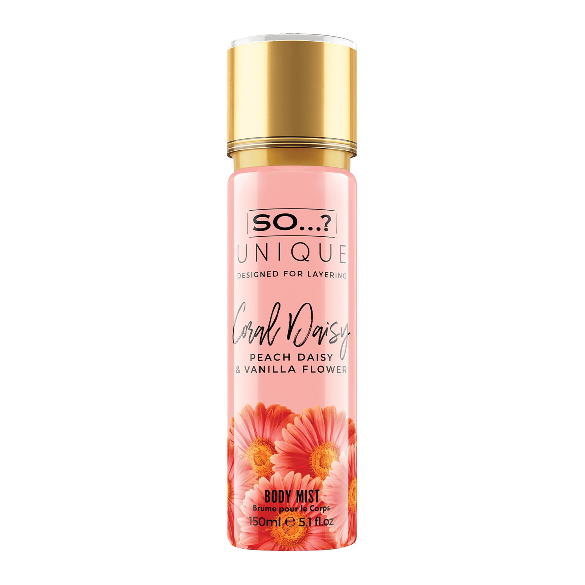 So…? Unique Womens White Blossom Body Mist Fragrance Spray 150ml Halalzen