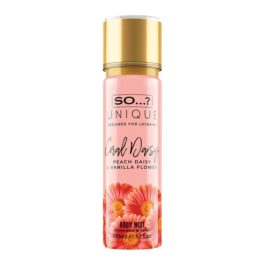 So…? Unique Womens White Blossom Body Mist Fragrance Spray 150ml Halalzen