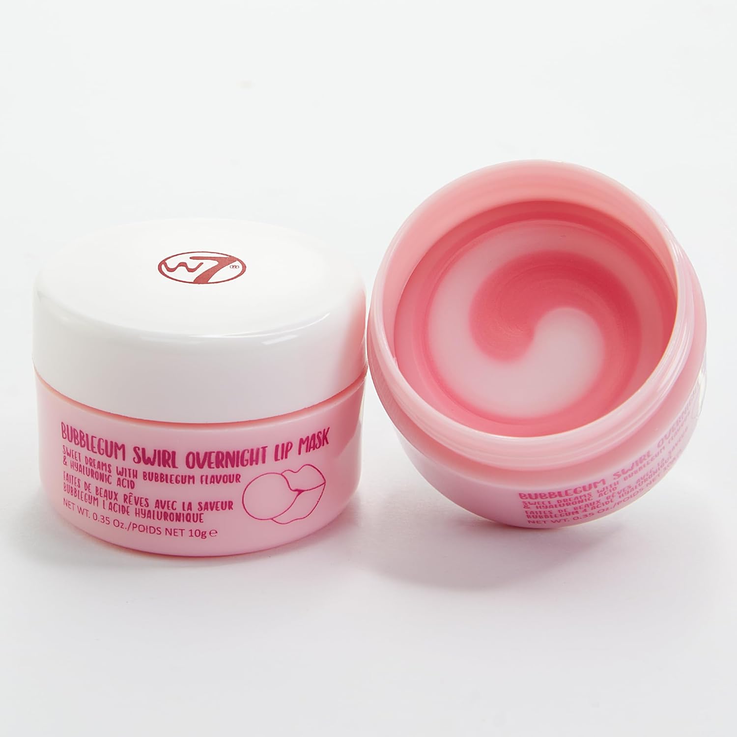 W7 Sweet Dreams Swirly Overnight Lip Mask - Cherry, Watermelon, Bubblegum & Vanilla - Lip Treatments Halalzen