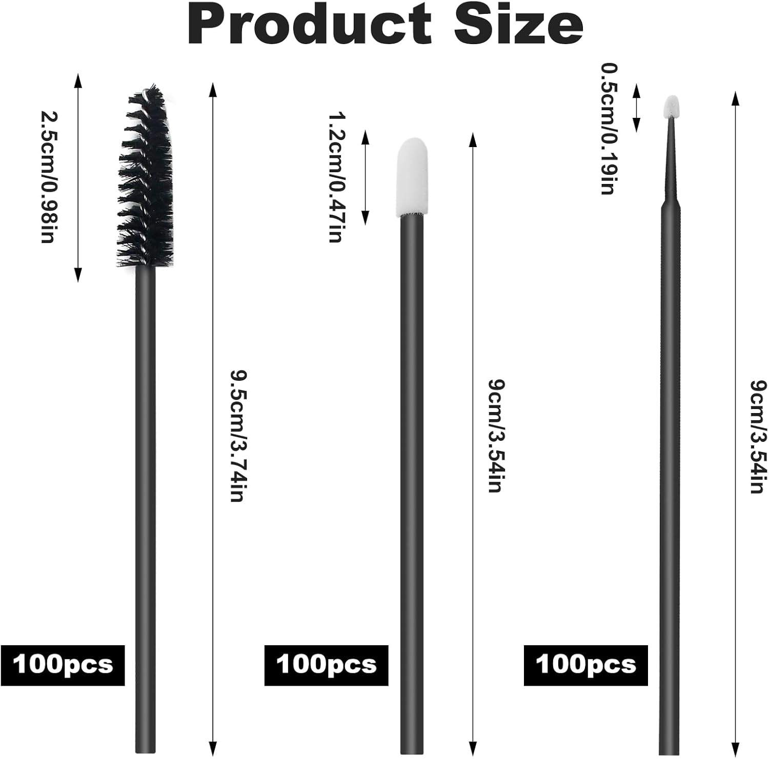 150 Disposable Mascara Wands & Lip Wands Set, 50 Eyelash Brushes, 50 Lip Brushes, 50 Micro Brushes with Organizer Box, Makeup Tool Kit for Eyelash Extensions Halalzen