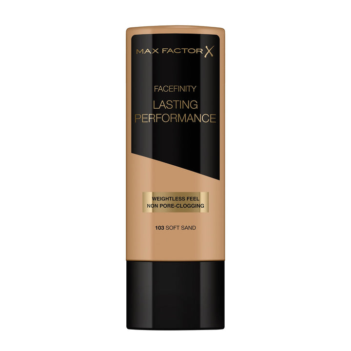 Max Factor Lasting Performance Liquid Foundation, Ivory, Full Coverage, Flawless and Radiant Finish, Lightweight Formula, Smudge Resistant, Non Pore-Clogging, Fragrance Free, 35ml Halalzen