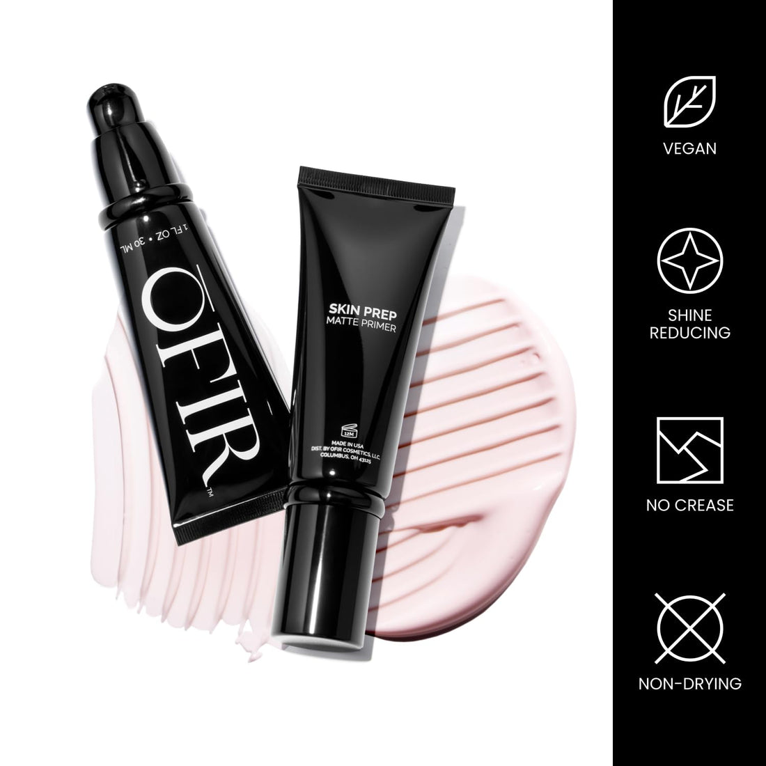 OFIR Skin Prep Dewy Primer Serum | Hybrid Makeup Skincare for Radiant Skin Prep | Wrinkle Reducing Hydrating Face Primer | Vegan, Cruelty-Free, Talc-Free Formula | Glow Finish | 1 FL OZ Tube Halalzen