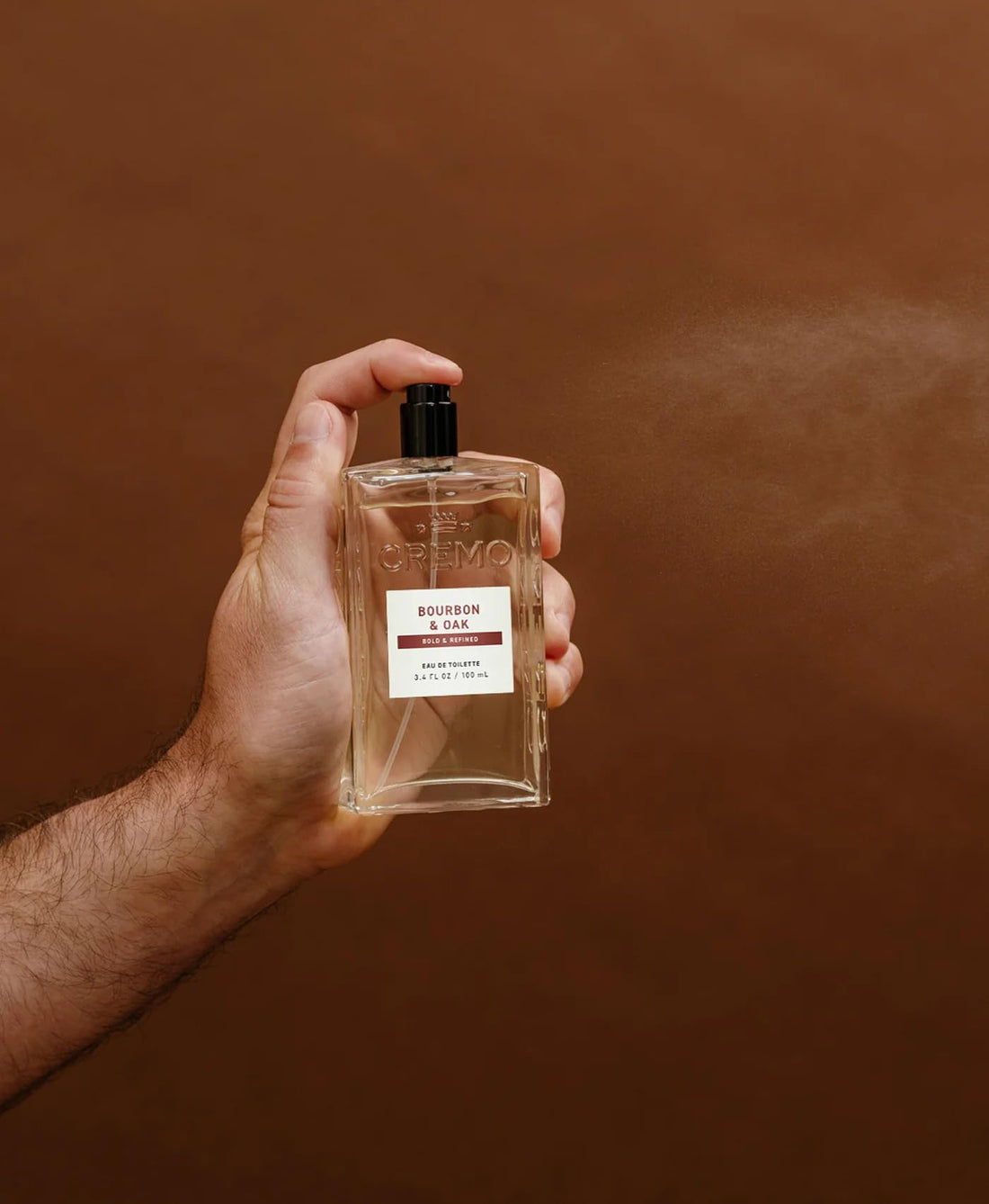 Cremo Cologne Homme - Eau de Cologne en Spray Épices et Vanille Noire pour Homme, Une Explosion d'Épices Vibrantes, de Bois Foncés et de Vanille Noire, Parfums Homme Signature Multi-Couches, 100 ml