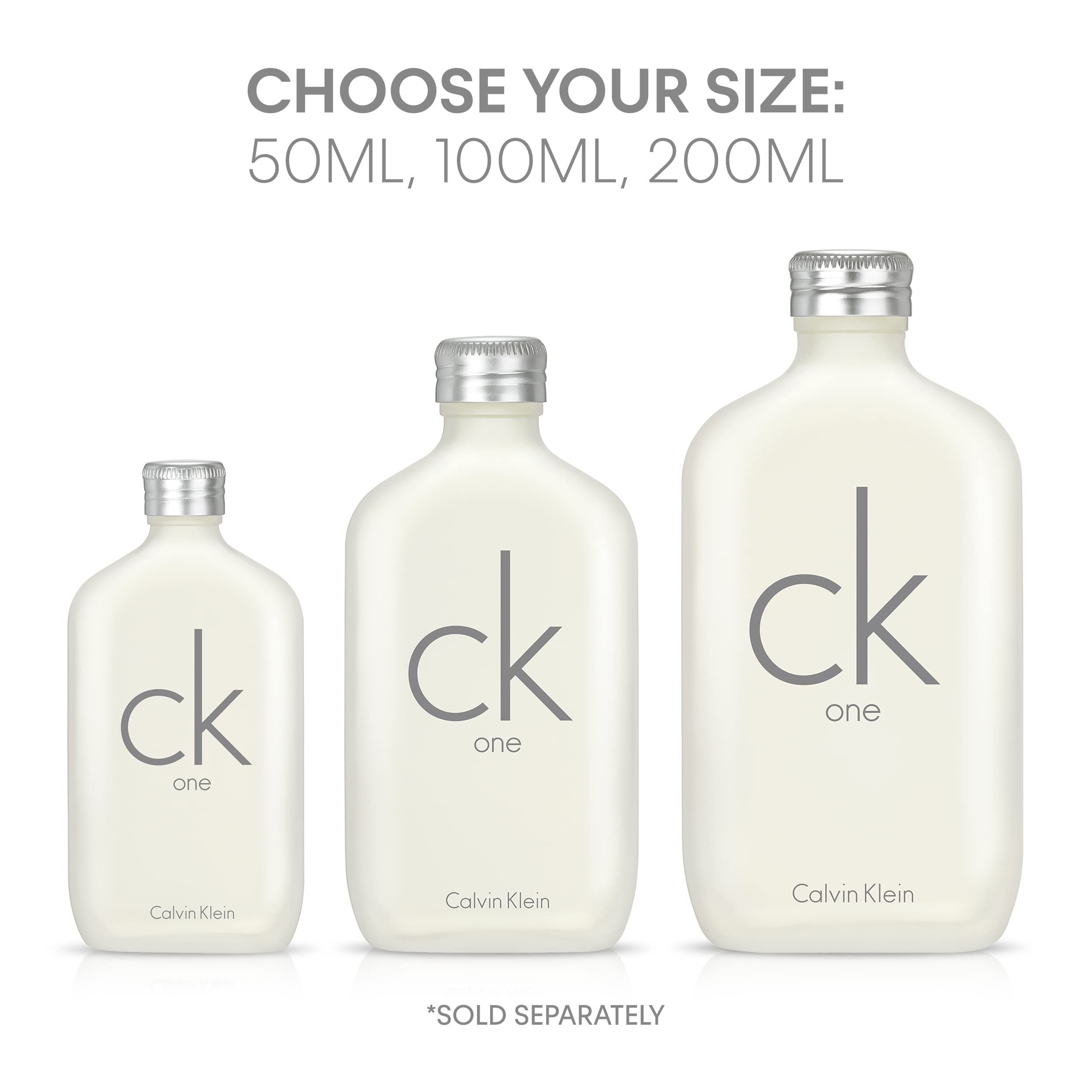 CALVIN KLEIN CK One - Unisex Eau de Toilette for All - Citrus & Aromatic Fragrance with Notes of Green Tea, Nutmeg and Musk - Medium Longevity Halalzen