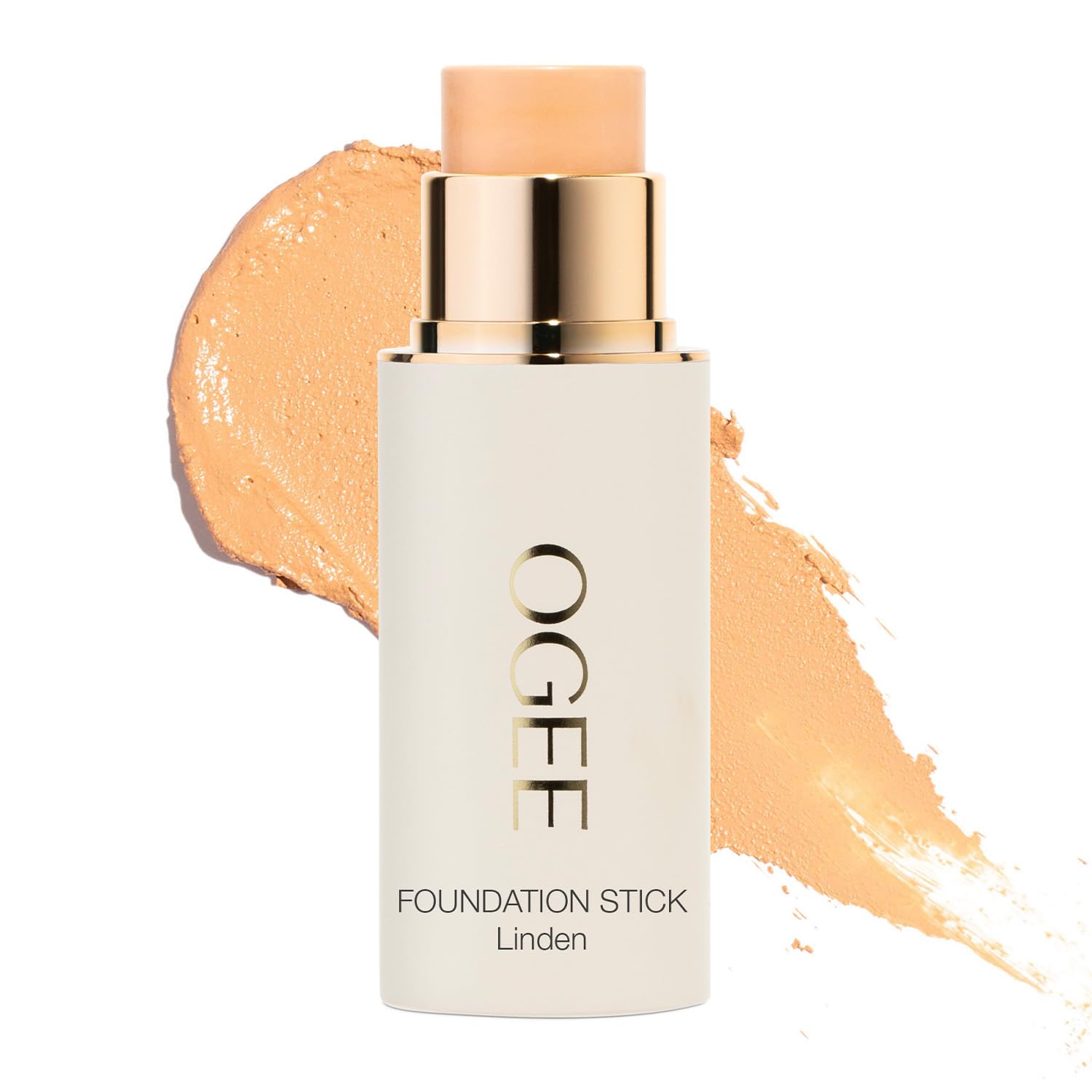 Ogee Sculpted Complexion Foundation Stick (Mahogany 14.5N - Deep Cocoa, Rich Undertones) Full Coverage Foundation Makeup - Instantly Balance & Even Complexion - 70% Organic Ingredients