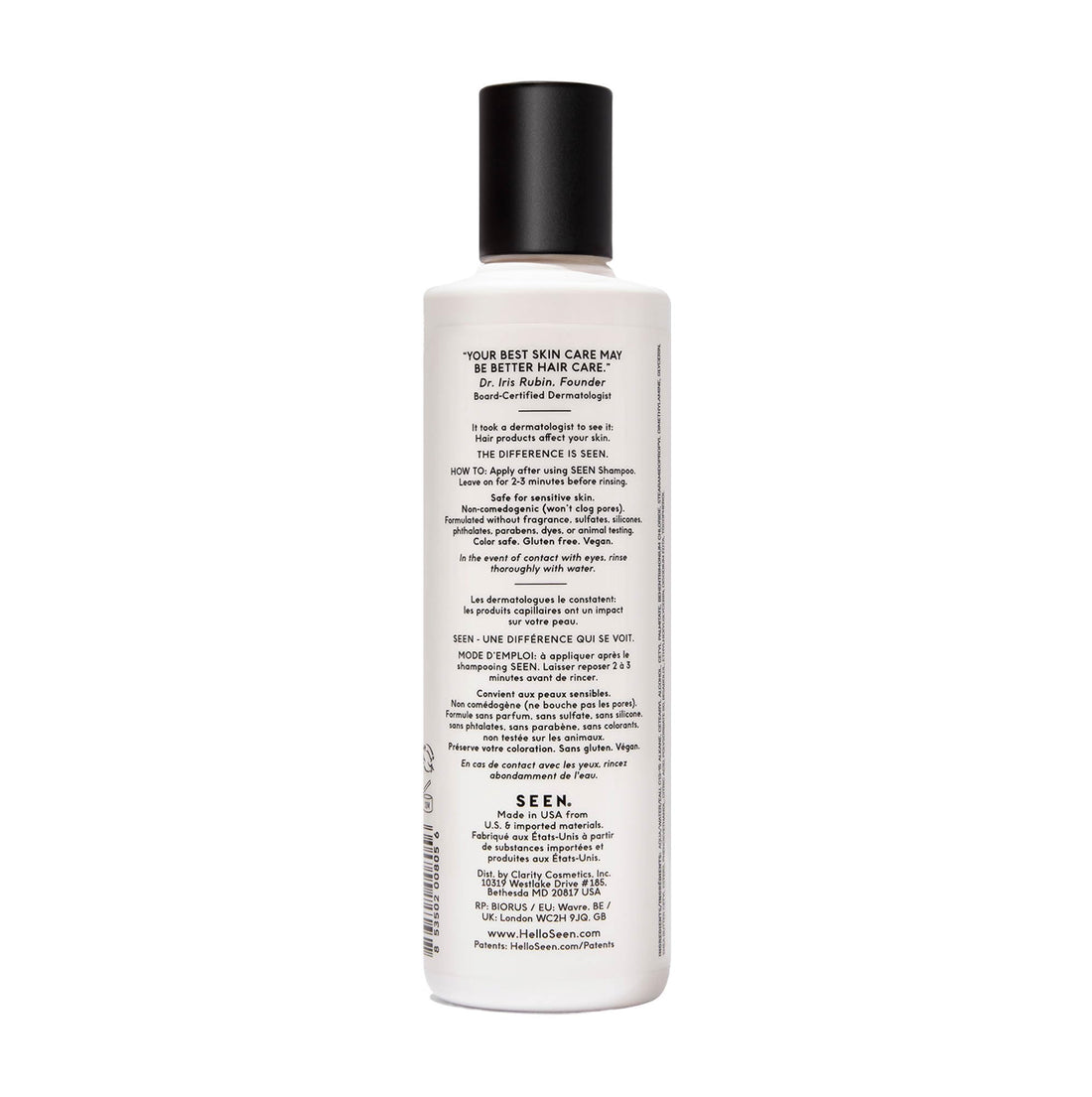 SEEN Conditioner, Scented - Non-Comedogenic Hair Conditioner - Dermatologist-Developed - Safe for Sensitive, Eczema & Acne Prone Skin Halalzen