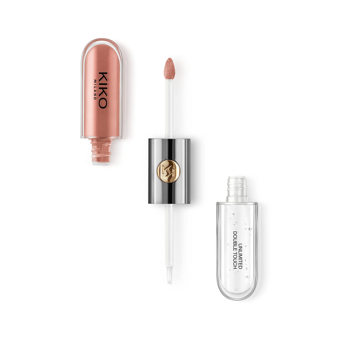 KIKO Milano Unlimited Double Touch 120, Liquid Lipstick With A Bright Finish In A Two-Step Application. Lasts Up To 12 Hours. No-Transfer Base Colour Halalzen