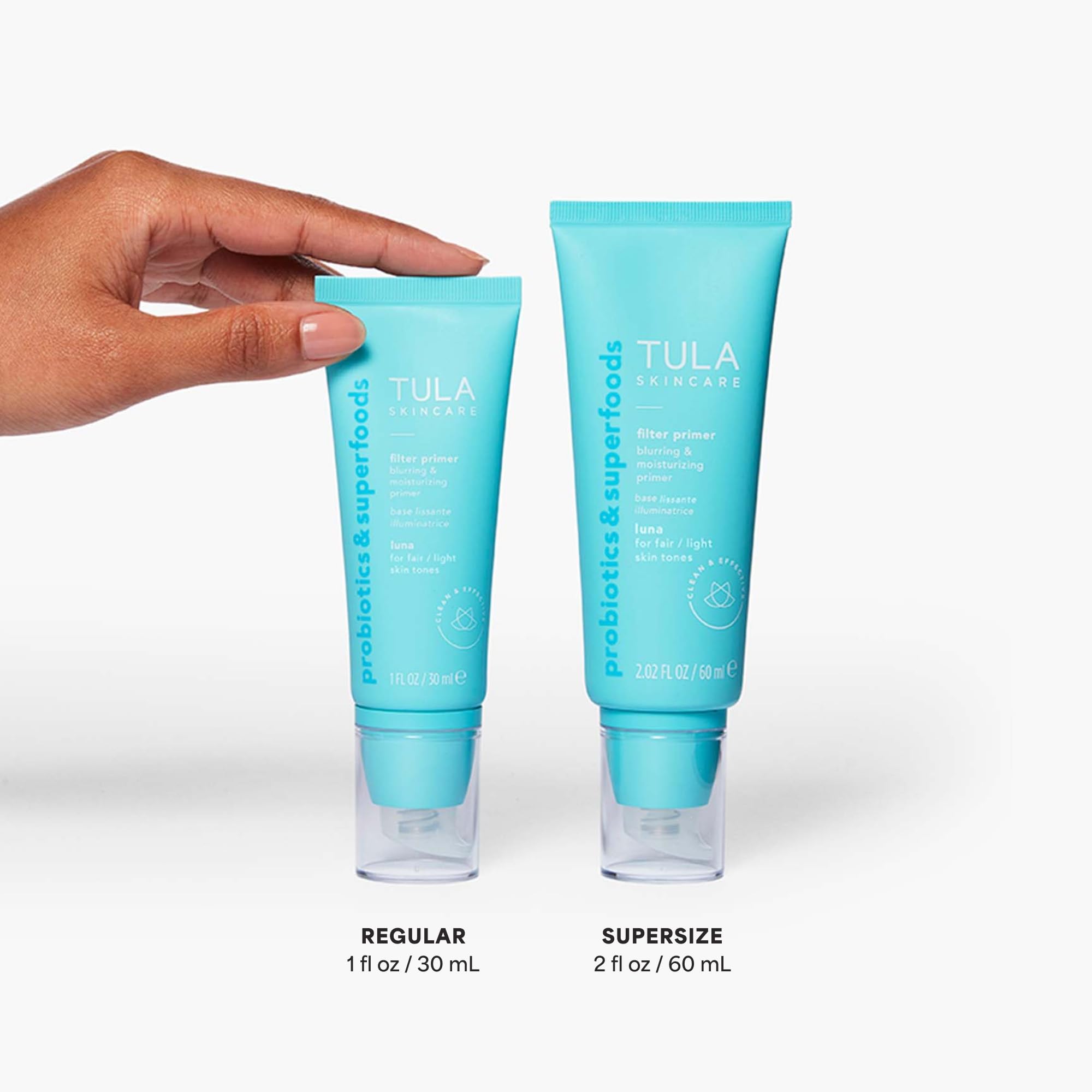 TULA Skin Care Face Filter Blurring and Moisturizing Primer - Evens the Appearance of Skin Tone & Redness, Hydrates & Improves Makeup Wear Halalzen