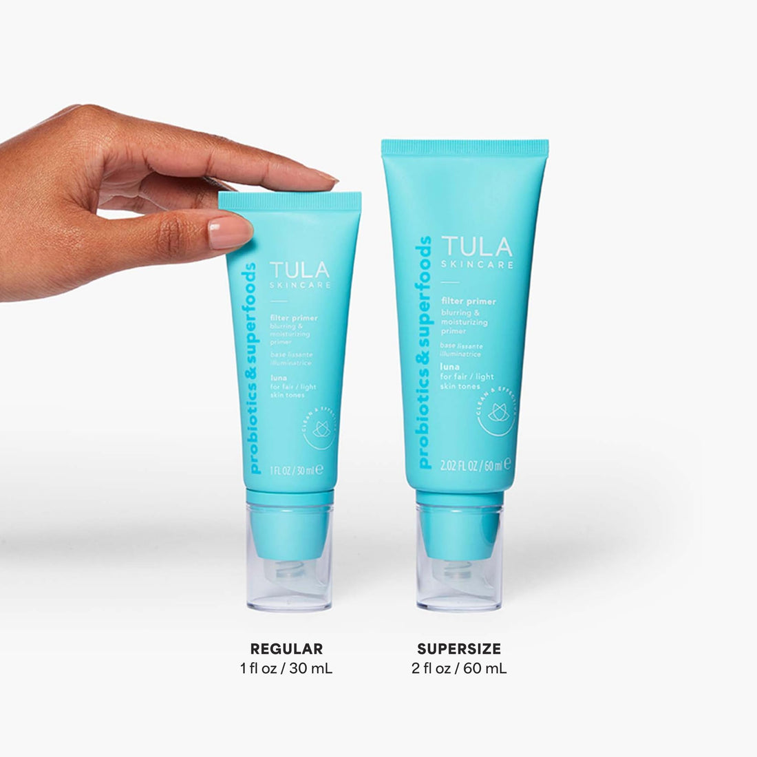 TULA Skin Care Face Filter Blurring and Moisturizing Primer - Evens the Appearance of Skin Tone & Redness, Hydrates & Improves Makeup Wear Halalzen