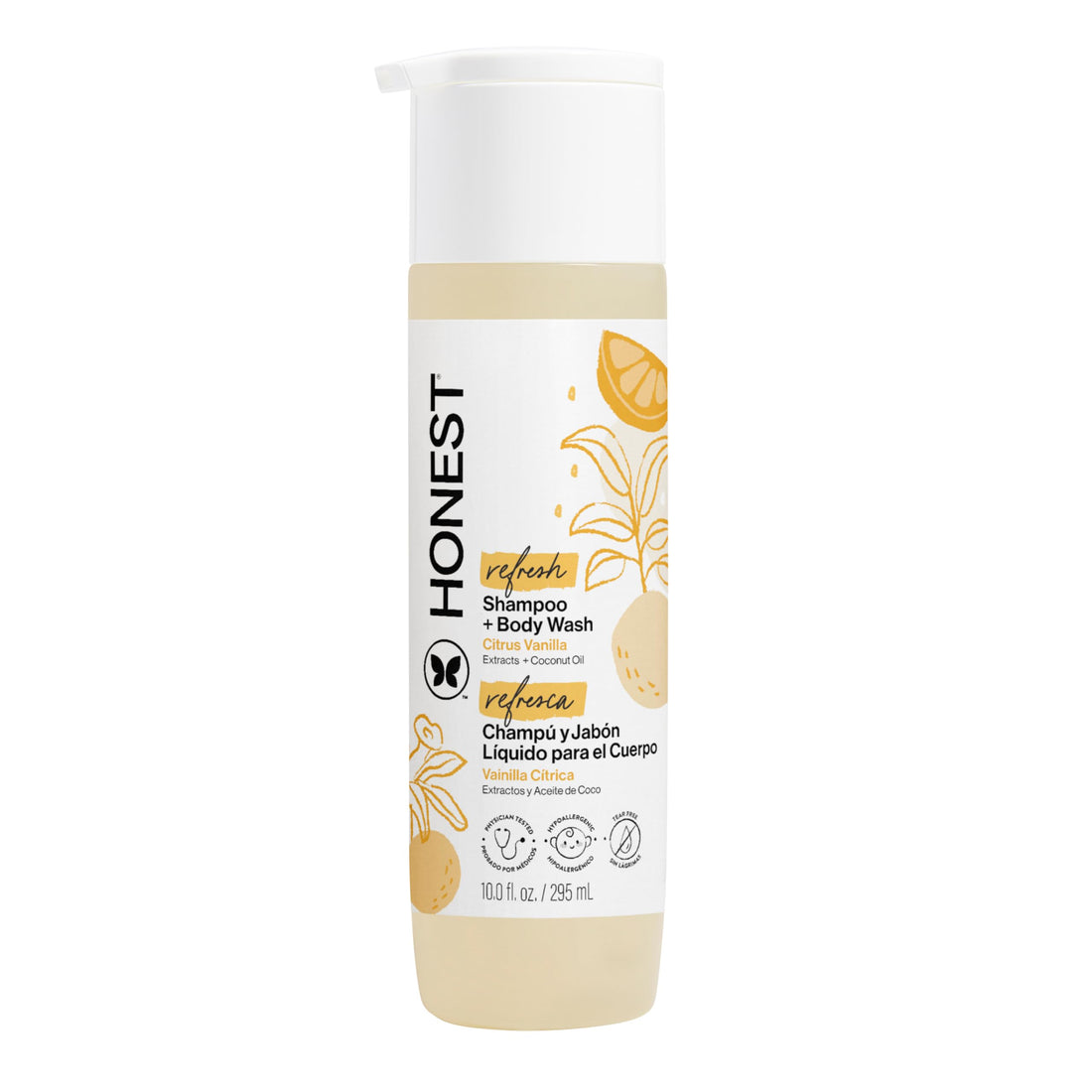 The Honest Company 2-in-1 Cleansing Shampoo Body Wash Gentle for Baby, Naturally Derived, Tear-free, Hypoallergenic, Lavender Calm, 18 fl oz Halalzen
