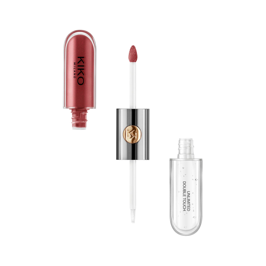 KIKO Milano Unlimited Double Touch 120, Liquid Lipstick With A Bright Finish In A Two-Step Application. Lasts Up To 12 Hours. No-Transfer Base Colour Halalzen