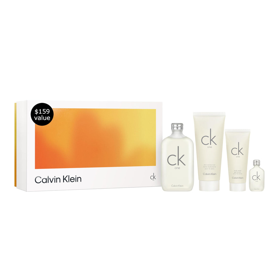 Calvin Klein CK One Eau de Toilette – Parfum unisexe agrumes – Avec des notes de thé vert, bergamote, cardamome, violette et ambre – Parfums de luxe unisexes – Parfum longue durée