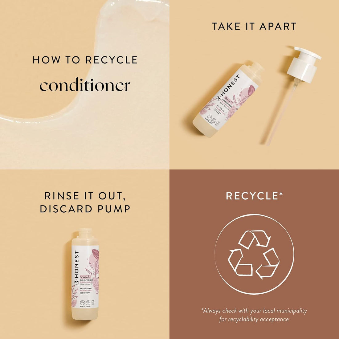 The Honest Company Baby Shampoo, Body Wash & Conditioner Duo, 2-in-1 Cleansing, Silicone-Free, Naturally Derived, Lavender Calm Scent, 20 fl oz Halalzen