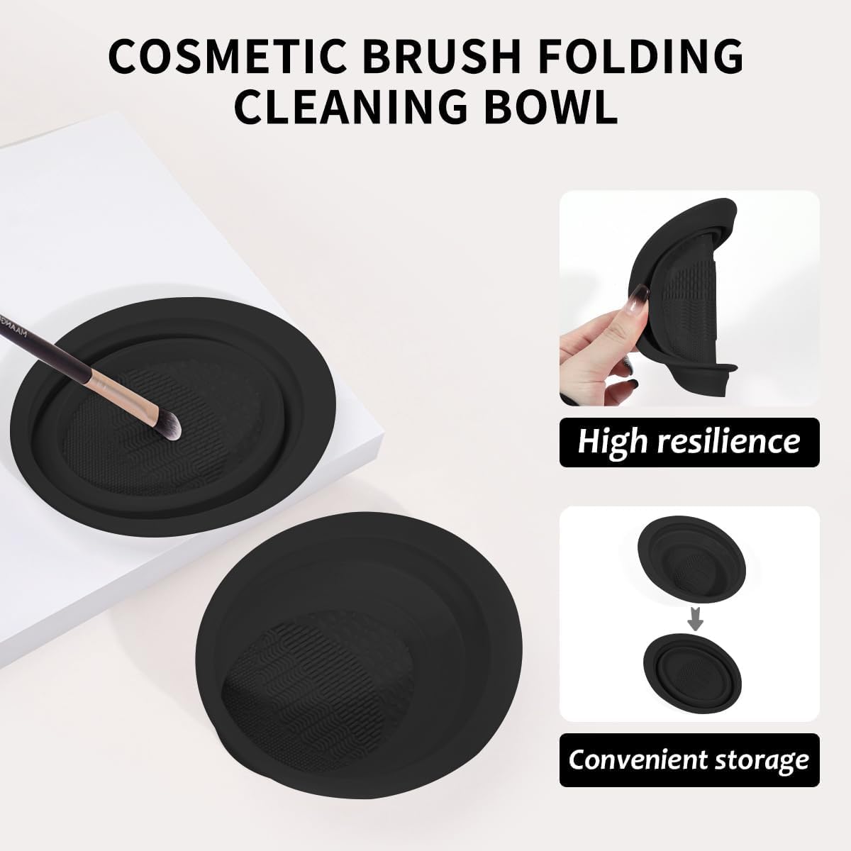 MAANGE Makeup Brush Set 49 Pcs Makeup Tool Set Premium Synthetic Foundation Powder Concealers Eye shadows Blush Makeup Brushes (Black, 49 Piece Set) Halalzen