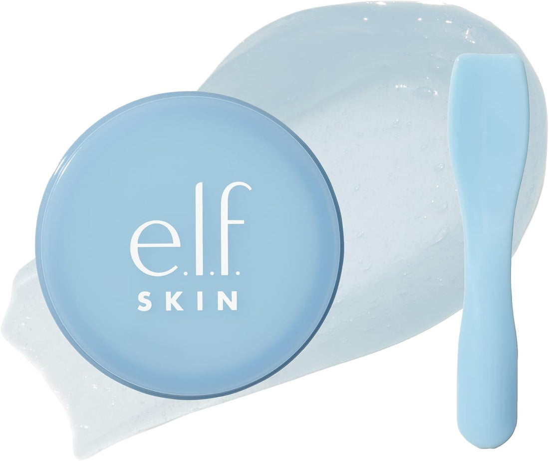 e.l.f. Skin Holy Hydration! Lip Mask, Hydrating Leave-on Mask For Soft & Smooth Lips, Enriched With Hyaluronic Acid, Powder Blue Halalzen