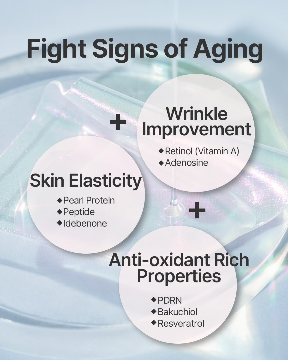 Aura Quartz Hydrogel Lip Mask 5ea - Moisturizing Lip Mask with Retinol, Peptide, Collagen, PDRN, Bakuchiol, Anti-aging Lip Care for Dry Lips, Reduces Laugh Lines, Smooth and Plump Lips Halalzen