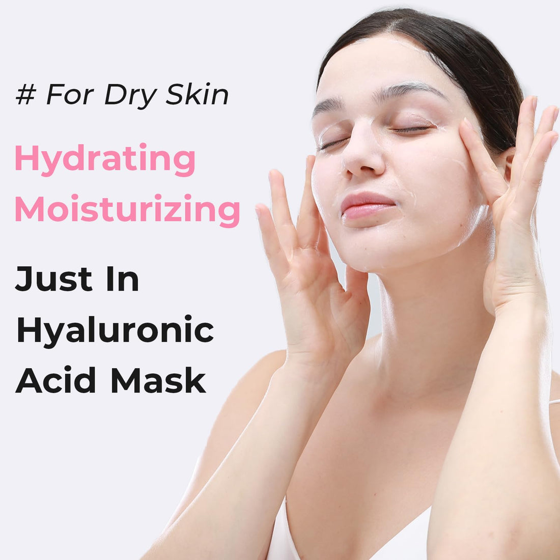 WIS Hyaluronic Acid Essence Full Face Facial Mask Sheet,Deep Hydrating Anti-Aging Serum Moisturizing Face Mask for Dull Dry Skin Care,Anti-Wrinkle & Fine Lines,24 Combo Pack