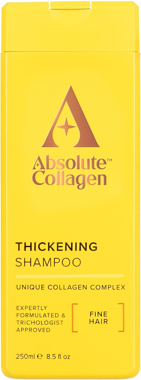 Absolute Collagen Thickening Shampoo, Hair Thickening Products for Women with Thin & Fine Hair, Nourishing & Cleansing Collagen Shampoo, 250ml